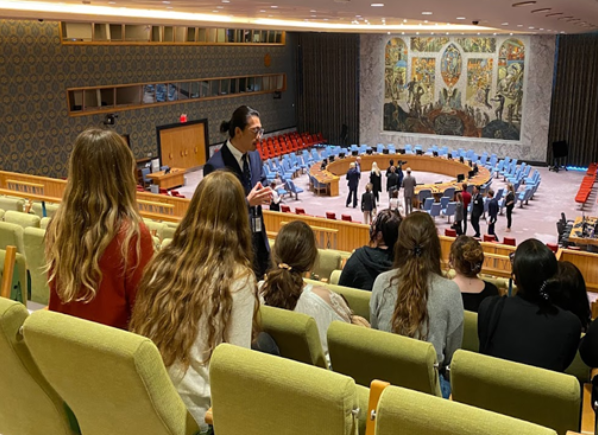 BBH students at the UN General Assembly