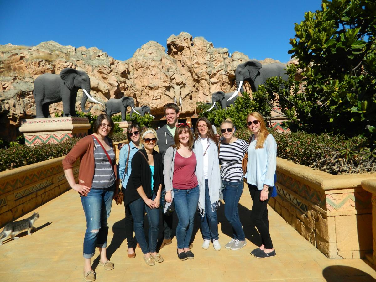 =Group of students standing in Sun City